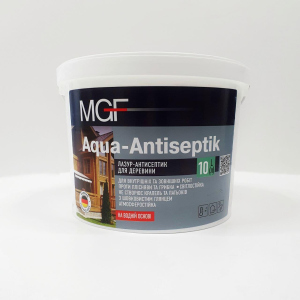 Лазур-антисептик для дерева MGF AQUA-ANTISEPTIK 10 л в Луцьку