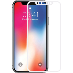 Защитное стекло Baseus Silk-Screen Anti-Blue Light для Apple iPhone X White (SGAPIPHX-GES02)