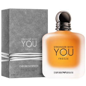 Туалетна вода для чоловіків Giorgio Armani Emporio Armani Stronger With You Freeze 100 мл (3614272889590) рейтинг