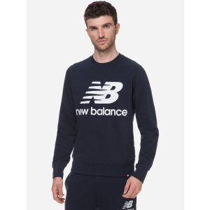 Світшот New Balance Ess Stacked Logo MT03560ECL M Синій (194389363983) краща модель в Луцьку