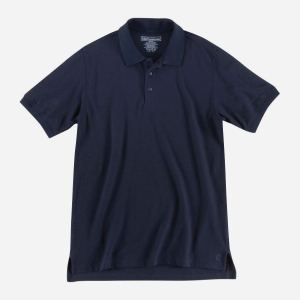 Поло тактичне 5.11 Tactical Tactical Utility Short Sleeve Polo 41180-724 XL Dark Navy (2000980473755) краща модель в Луцьку