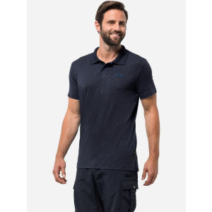 Поло Jack Wolfskin Travel Polo Men 1804542-1010 L (4055001452972) краща модель в Луцьку