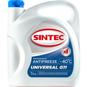 Антифриз Sintec Universal -40°C G-11 5 кг Синій (800522) в Луцьку