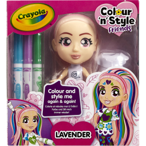 Набір для творчості Crayola Colour n Style Стильні дівчата Лаванда (918940.005) (8720077189409) краща модель в Луцьку