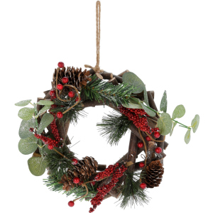 Венок новогодний Christmas Decoration 22 х 7 х 22 см (YZB003920) в Луцке