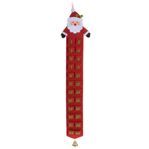 Святковий календар Christmas Decoration Санта Клаус 20х2х97 см (DH8038800_санта) рейтинг