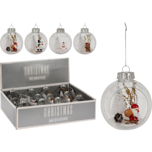 Набор елочных шаров Christmas Decoration 8 см 12 шт (CAA126910) рейтинг