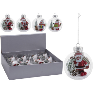 Набір ялинкових куль Christmas Decoration 8 см 12 шт (CAA724890) краща модель в Луцьку