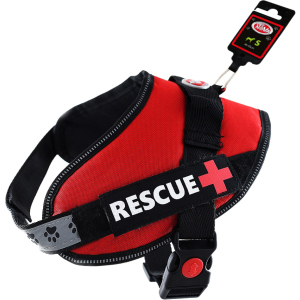 Шлей посилений Pet Nova Rescue+ S 45-55 см Червоний (HA-RESCUE-RE-S) (5903031442212) ТОП в Луцьку