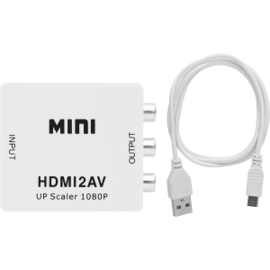 Адаптер RZTK HDMI - AV/RCA/CVBS 0.15 м White ТОП в Луцке