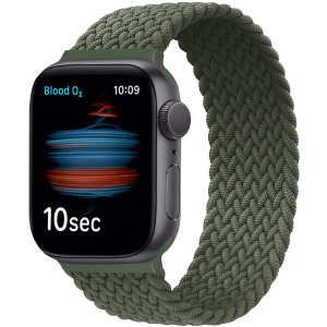 Ремешок Promate Fusion-44XL для Apple Watch 42-44 мм 1/2/3/4/5/6/SE Green (fusion-44xl.green) надежный