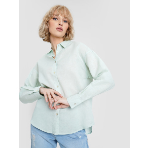 Рубашка O'STIN Casual DXECPQIFTB-41 XL Мятная (2990022588007) ТОП в Луцке