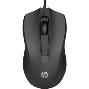 Мышь HP 100 USB Black (6VY96AA) лучшая модель в Луцке