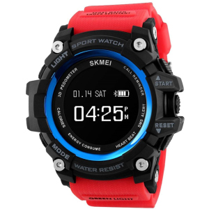 Чоловічий годинник Skmei Smart Pulse 1188 Red BOX (1188BOXRD) надійний