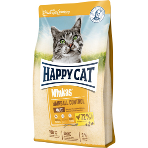 хорошая модель Сухой корм Happy Cat Minkas Hairball Control Geflugel для взрослых кошек / вывода шерсти с птицей 10 кг (70411 / 4001967074253)