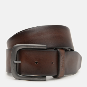 Ремінь шкіряний Levi's Levis Tumbled Icon Belt 233780-104-28 95 см Brown (7613417902022) надійний