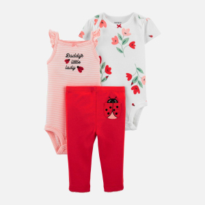 Комплект (боди 2 шт + леггинсы) Carters 1K443210 80 см 600 R Red (194135099296) рейтинг