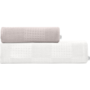 Набір рушників Cosas Set Towel Squares Coffe 95х130 см + Squares White 75х130 см (SetTowel_95-SqCoffe_130-SqWhite) ТОП в Луцьку