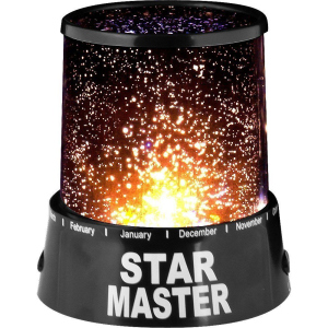 Проектор зоряного неба Star Master PRO Original з USB-кабелем та адаптером Star Master Чорний (id48) краща модель в Луцьку