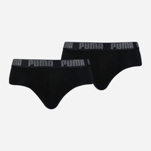 Труси-брифи Puma Basic Brief 2P 88910006 L 2 шт Black-Black (8718824239057) в Луцьку