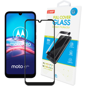 Защитное стекло Global Full Glue для Motorola Moto E6S Black