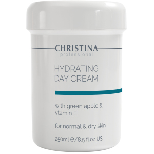 Зволожуючий денний крем Christina Hydrating Day Cream Green Apple+Vitamin E 250 мл (7290100361139) ТОП в Луцьку