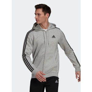 хороша модель Толстовка Adidas M 3S Fl Fz Hd HB0041 M Mgreyh (4064047508901)