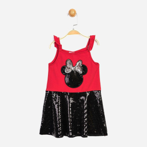 Сарафан Disney Minnie Mouse MN15539 92 см Червоний із чорним (8691109789648) краща модель в Луцьку