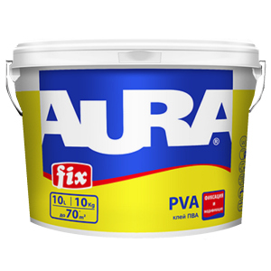 Клей AURA FIX PVA контактний 10кг краща модель в Луцьку