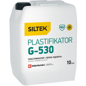 Пластифікатор для теплої підлоги Siltek Plastifikator G-530 10 л (Е32633) рейтинг