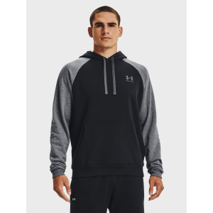 Худи Under Armour Rival Flc Colorblock Hd 1366357-001 XXL (195251377572) лучшая модель в Луцке