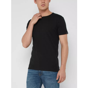 Футболка Puma Basic Men's Crew Neck T-Shirt 2P 90730701 L 2 шт Black (8718824591896) лучшая модель в Луцке