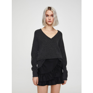 Пуловер Pull & Bear 5553/320/807 S Серый (SZ05553320807026) лучшая модель в Луцке