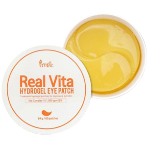 Гідрогелеві патчі для очей Prreti Real Vita Hydrogel Eye Patch з вітаміном С 60 шт (8809541199240) краща модель в Луцьку