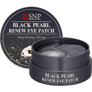 Гідрогелеві патчі SNP Black Pearl Renew Eye Patch із перловою пудрою 60 шт (8809458843977) краща модель в Луцьку