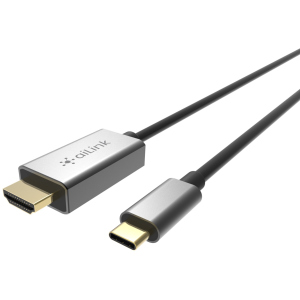 Кабель Ailink Gold Connectors USB-C на HDMI 4K 60Hz (AI-С4В) ТОП в Луцьку