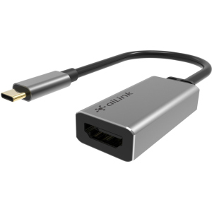 Переходник адаптер Ailink Aluminium Connector USB-C на HDMI 4K 60Hz (AI-H2B) в Луцке