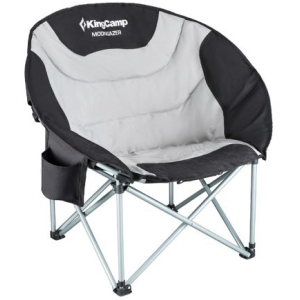 купить Раскладной стул KingCamp Moon Camping Chair with Cooler Black/grey (KC3989 black/grey)