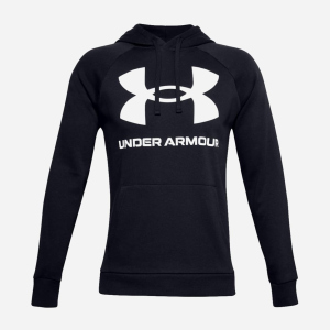 Худи Under Armour UA Rival Fleece Big Logo Hd 1357093-001 S-M Черное (194511680414) в Луцке