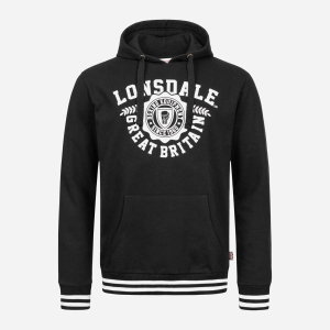 Худи Lonsdale Daccombe 117140 S Black/White (4251522378412)