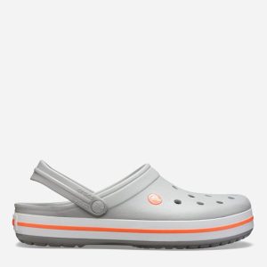 Кроки Crocs Jibbitz Crocband 11016-0FL-M5/W7 37-38 22.9 см Сіро-жовтогарячі (191448284623) ТОП в Луцьку