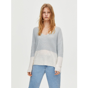 Пуловер Pull & Bear XAZ239815BFQH S Білий з блакитним (DD8000004794310) в Луцьку