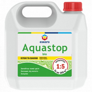 Ґрунтовка-концентрат Eskaro Aquastop Bio антисептична 3 л арт - U013 ТОП в Луцьку