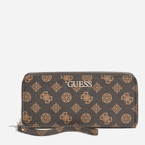 Кошелек женский Guess Alby Slg Large Zip Around SWPG7455460-MOC Темно-коричневый (8000702444288) рейтинг