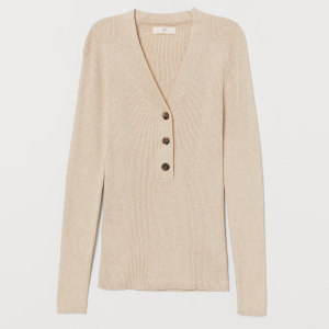 Пуловер H&M 060795975_beige XL Светло-бежевый (6666000162014) ТОП в Луцке