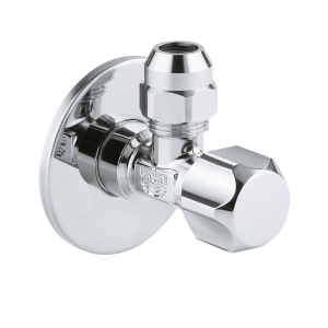 Кран кутовий приладовий 1/2"x3/8" GROHE нр-нр ручка 22018000 краща модель в Луцьку