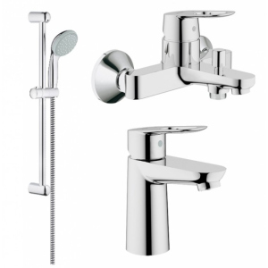 Комплект смесителей для ванной GROHE BauLoop S-Size хром латунь 123214S в Луцке