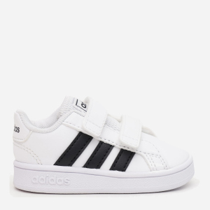 Кеды детские Adidas Grand Court I EF0118 22 Ftwwht/Cblack/Ftwwht (4061622759499) лучшая модель в Луцке