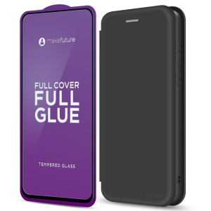 Скло захисне MakeFuture Samsung A11 + case Flip Flack (MSFP-SA11BK) ТОП в Луцьку