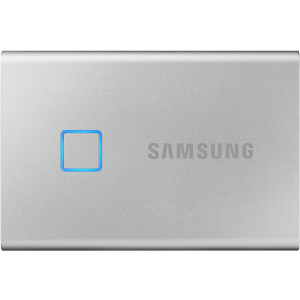 Samsung Portable SSD T7 TOUCH 2TB USB 3.2 Type-C (MU-PC2T0S/WW) External Silver в Луцьку